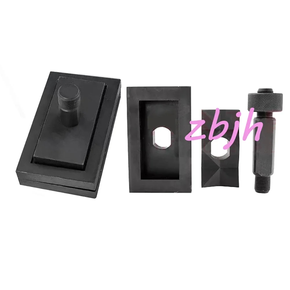【Ready Stock】28x22mm 71x29mm Hydraulic Knockout Punch Rectangle Die for SYK-8 / SYK-15 Hydraulic Knockout Punch Driver Tool 2