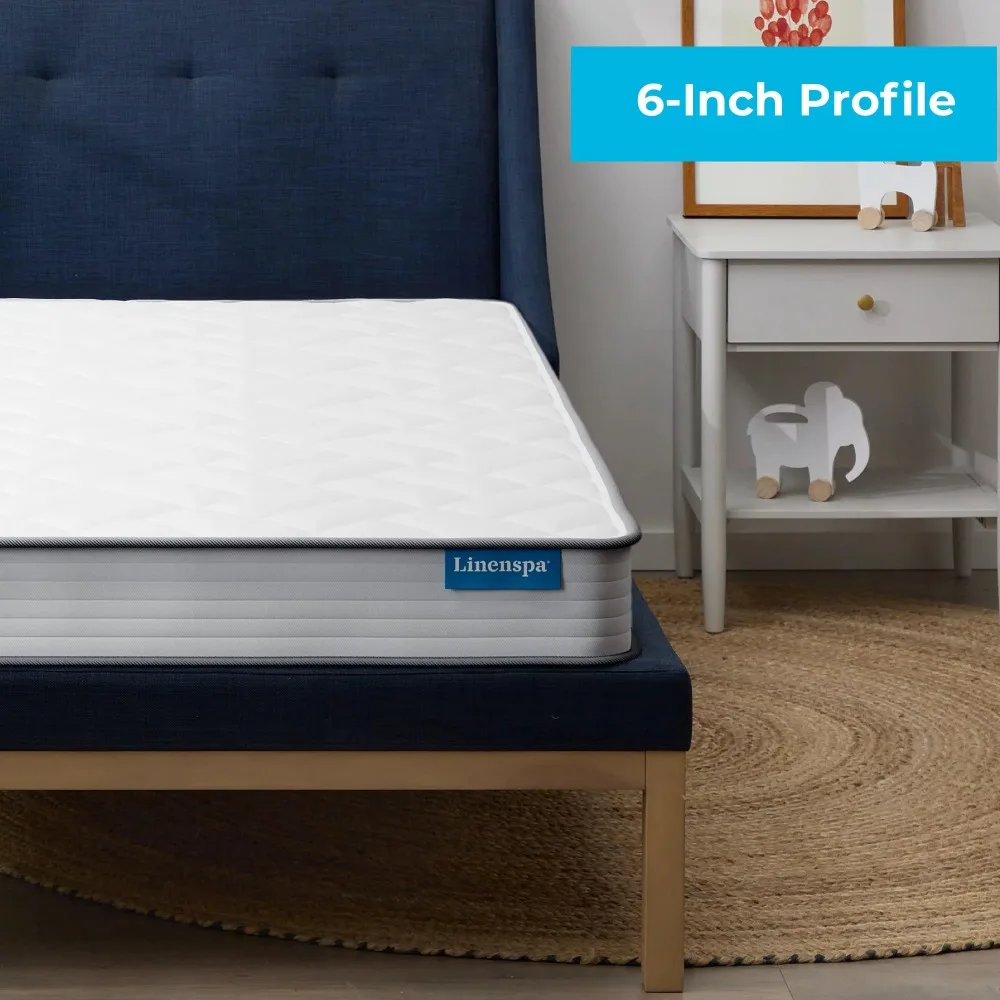 Topper Mattress Mattress, 6 ", Innerspring Mattress Mattress, Twin Air, Home Textile,