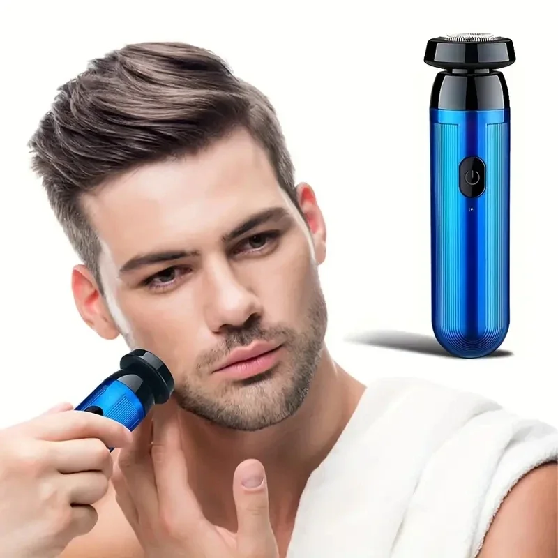 Electric shaver replacement kit USB rechargeable men's one-click convenience for home airplane travel portable easy to use