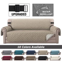 Waterproof Plaid Fabric Sofa Cover Anti-Slip Easy-going Sofa Covers Luxury Folding Living Room Sofas Slipcover For 1/2/3/4 Seat 1
