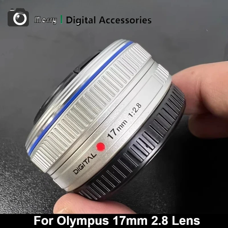 95% 새  M.ZUIKO DIGITAL 17mm 2.8 렌즈 (올림푸스 EPL6 EPL8 E-P1 E-P2 E-P3 E-M1 E-M5 E-M10 용) 17 F2.8 M43 렌즈