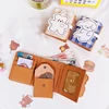 Cartoon Pu Purse Wallet Lovely Little Bear Coin Wallet Simple And Portable Three Fold Student Mini Card Bag Birthday Gift 1