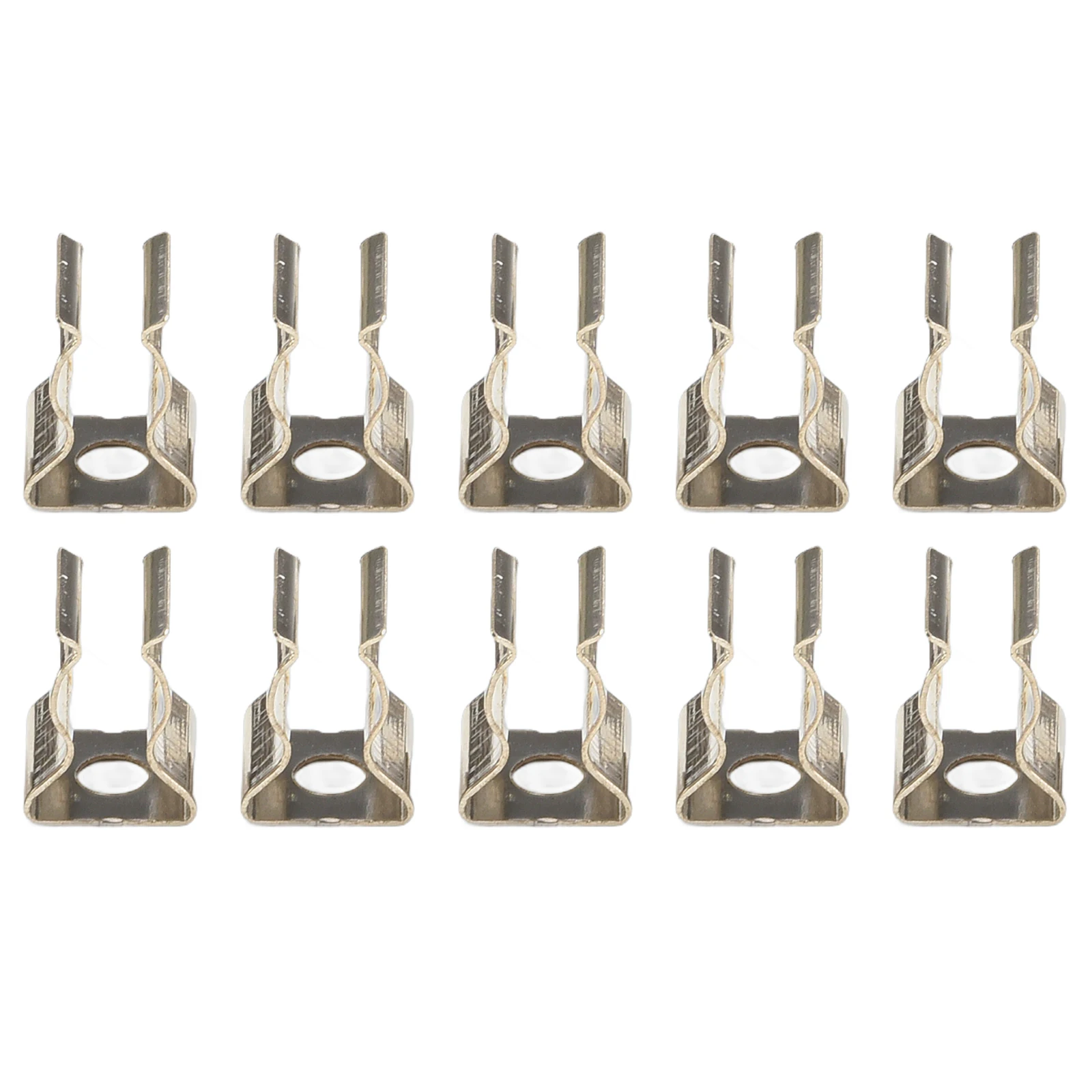 10pcs Spring Terry Clips Stainless Steel Narrow Base Tools 6mm-28mm Heavy Duty Tools Storage Hangers For Garages Sheds Hardwares
