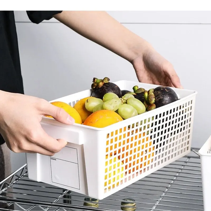 Plastic Storage Box with Label Kitchen Basket Home Storage Supplies Desktop Cosmetic Stationery Organizer 4/3PCS self adhesive storage box,lockable storage box,transparent storage box,storage box,storage organizer,bag organizer