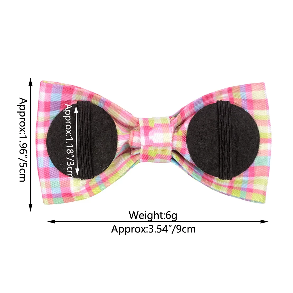 50/100pcs Spring Plaid Style Dog Bowtie Removable Dog Bows Dog Collar Accessories Pets Grooming Accessories Dog Supplies 5