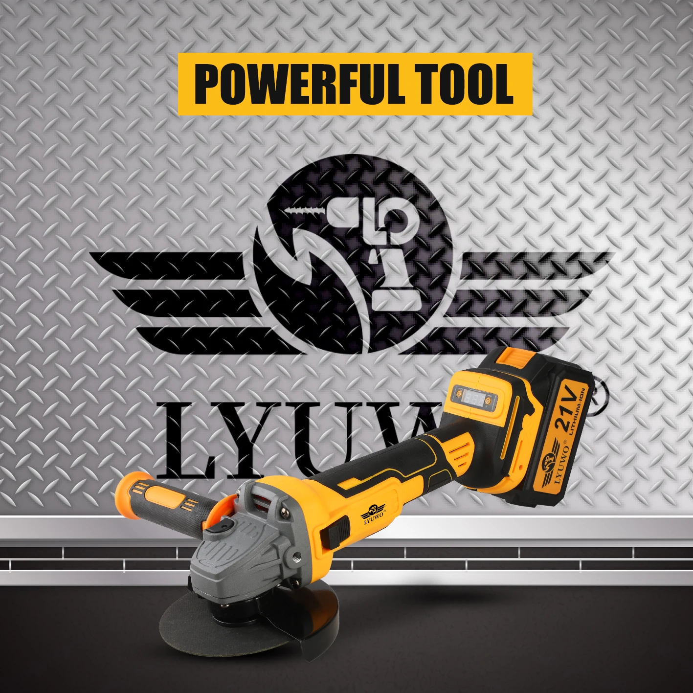 LYUWO 125mm Angle Grinder Hand Grinder Polishing Hand Grinder Electric Tool Cutting Small Hand Grinder Authentic 2