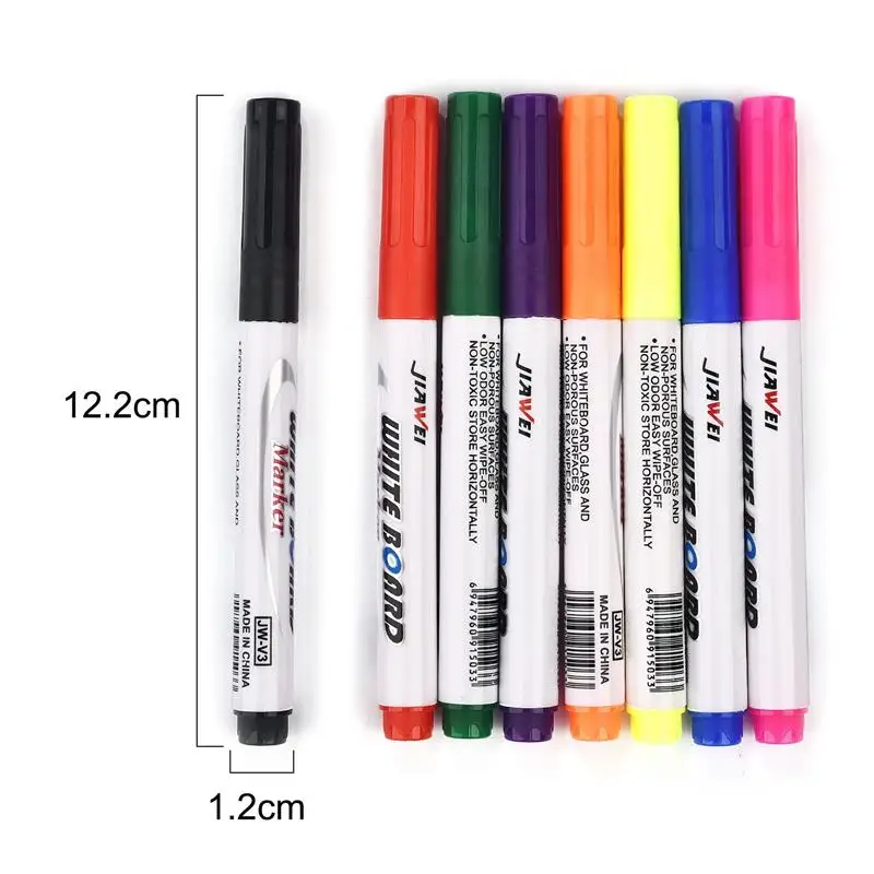 Paint Pen 6/8/12 Colors Magical Water Painting Spoon Whiteboard Markers for Kids Water Drawing Early Education