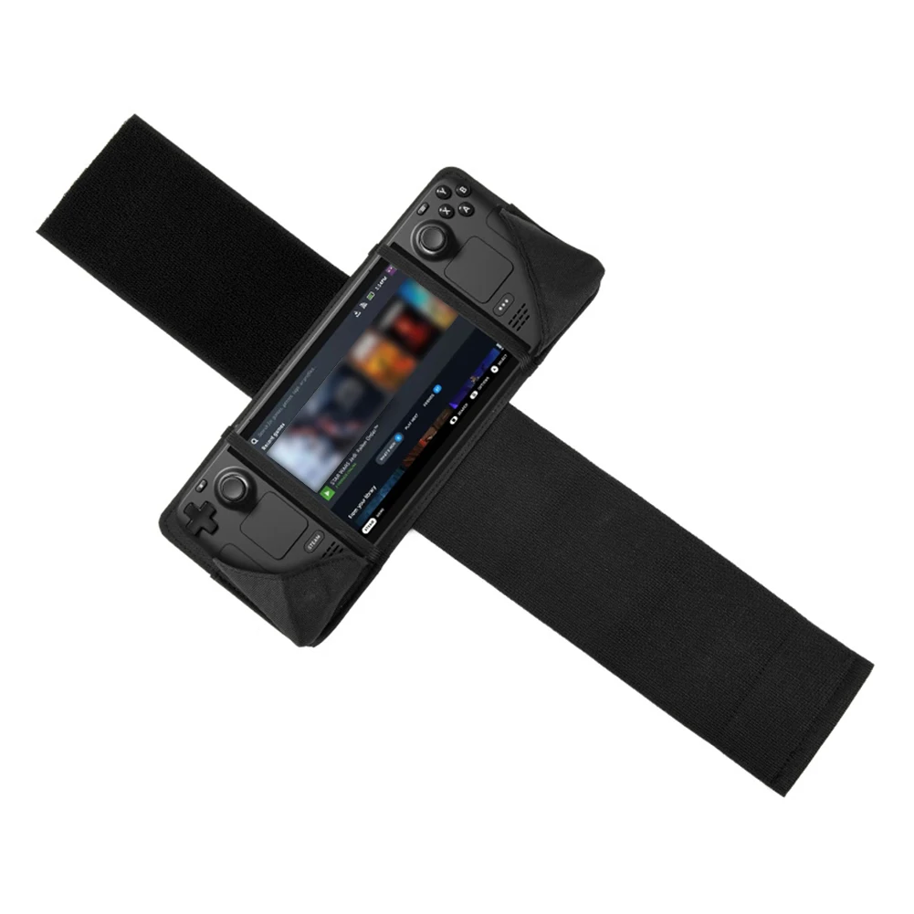 For Steam Deck Car Headrest Mount with Fixing Strap Car Back Seat Console Rack Headrest Fixing Console Strap Gaming Accessories