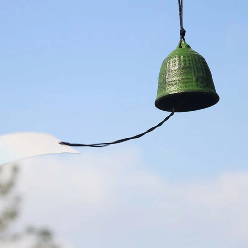 Japanese Style Outdoor Wind Chime Pendant - Elegant Landscape Bell Decoration