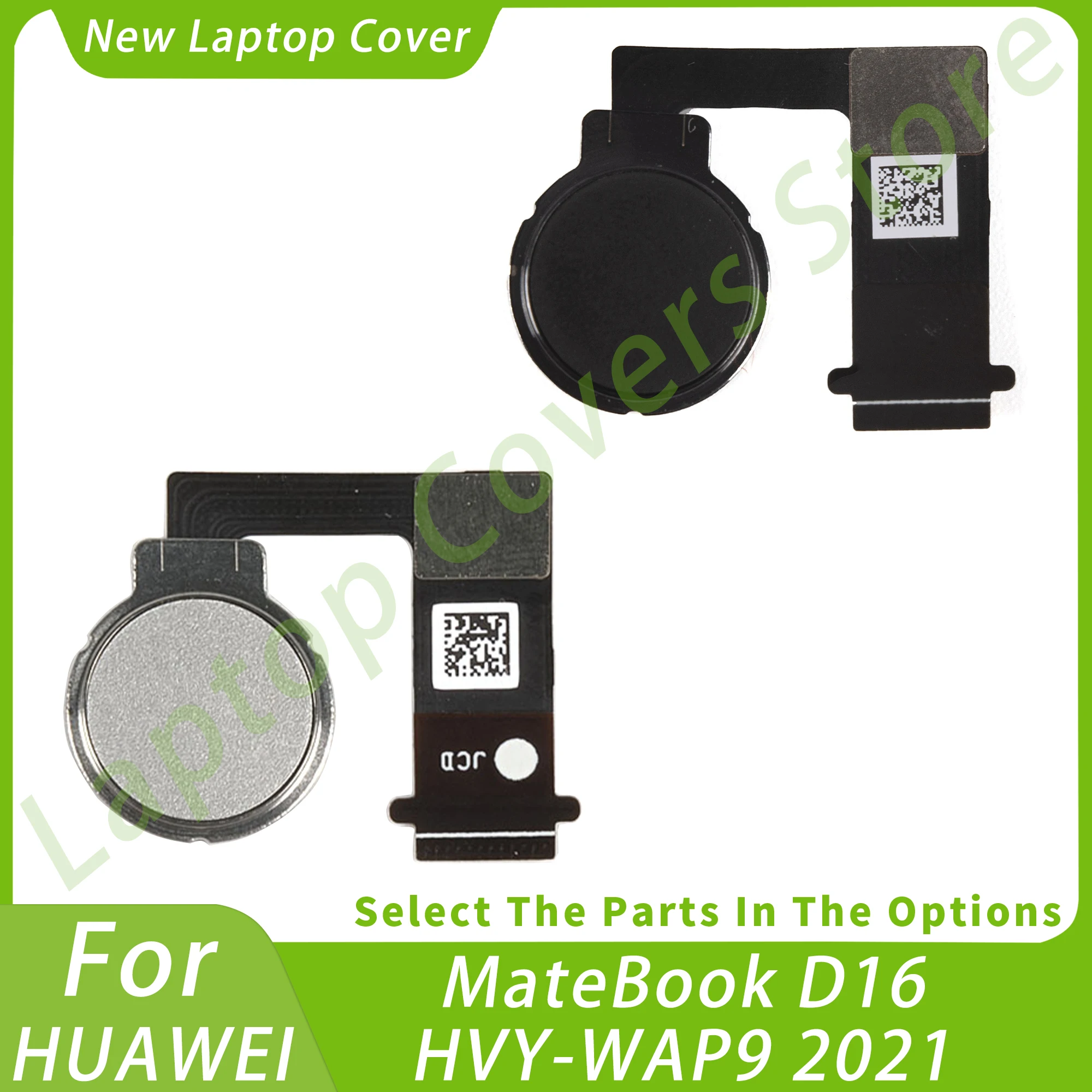 Nuovo Pulsante Home Originale Per Huawei Matebook D16 Hvy-Wap9 2021 Fingerprint Touch Id Sensor Flex Cable Ribbon Sostituisci