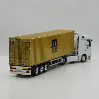 Diecast 1/50 Vehicles 35cm Mercedes-Benz MSC Mediterranean COSCO Construction Transport Truck Car Model Collections Gifts