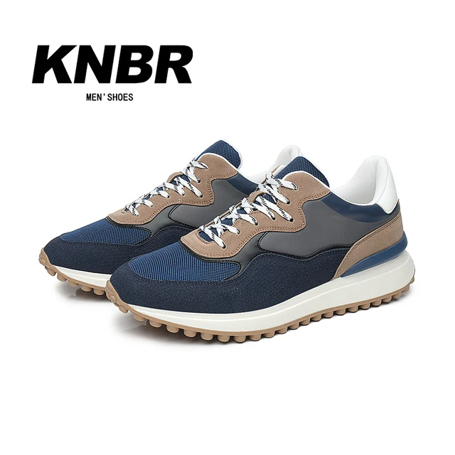 Espadrilles décontractées hommes formateurs en cuir chaussures confortables pour la marche randonnée Jogging Sport hommes formateurs hommes chaussures 1