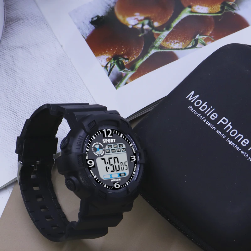 See5926e7536b4a2186c564018e3589e3m Military Digital Watch for Men Outdoor Men's Sports Watches Clock Waterproof Luminous Chronograph Student Electronic Wristwatch Mallzona