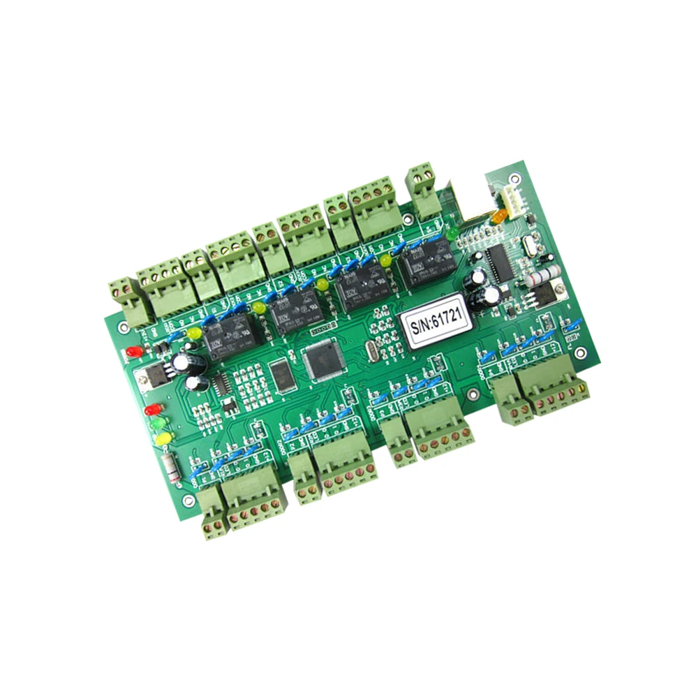 WG2004.NET TCP/IP Four 4 Door Access Controller 20K Users 100K Events MEM Fire Protection &Alarm Trigger Programmable logic door access controller