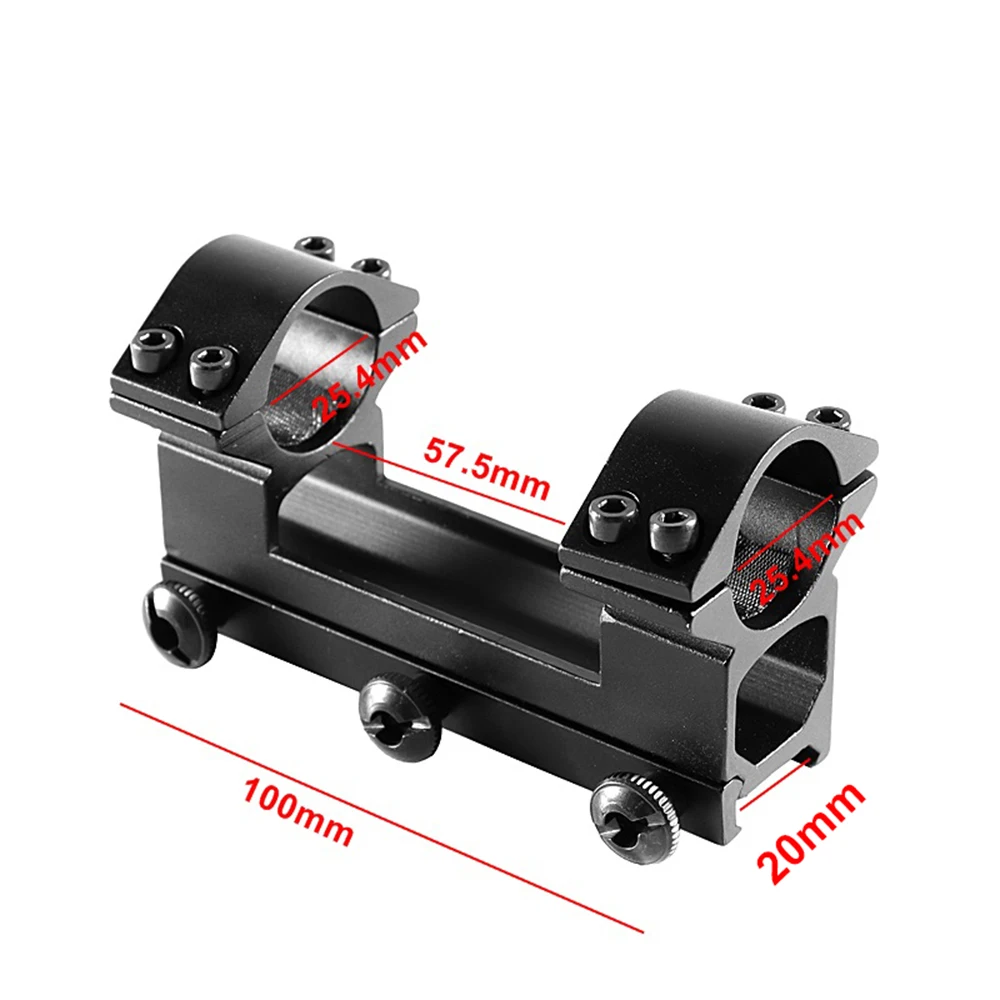 Tactical Hunting Flat Top Dual Scope Mount Rings