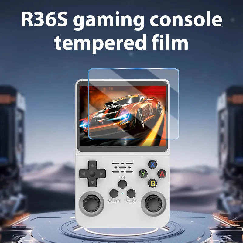 EVA Hard Game Console Protective Case For R36S Earphone Data Cable Storage Bag Game Accessory R36S Console Protective Film