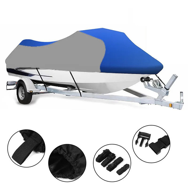 Boat Cover 4 Type 600D For Yamaha Wave Runner EXR VX Cruiser F Jet Ski Trailerable Anti UV V-Hull Protector Waterproof