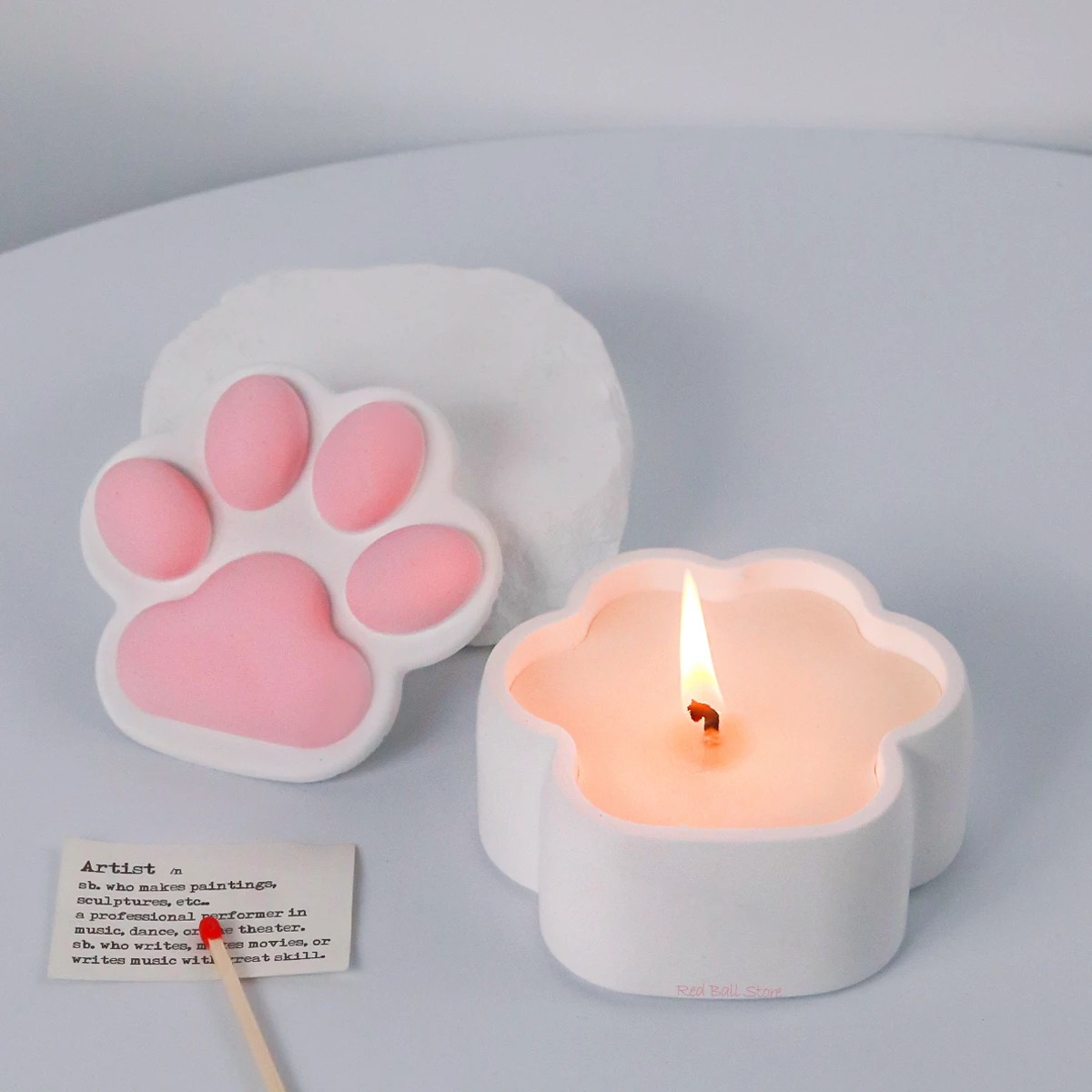Molde De Resina De Pata De Gato Molde Epoxi De Pata De Gato | Envío Gratis