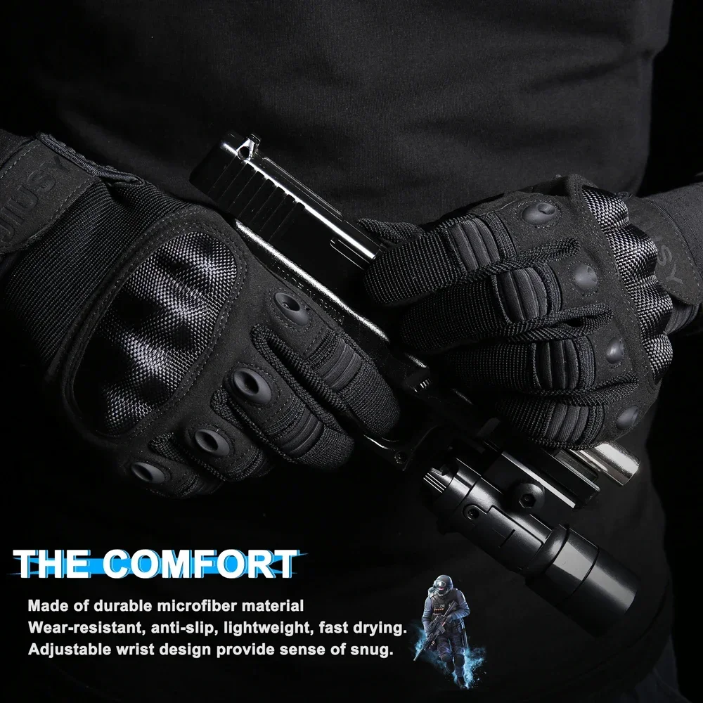 Touch Screen Tactical Full Finger Gloves Paintball Shooting Airsoft Combat Work Driving Riding Hunting Gloves Men Women