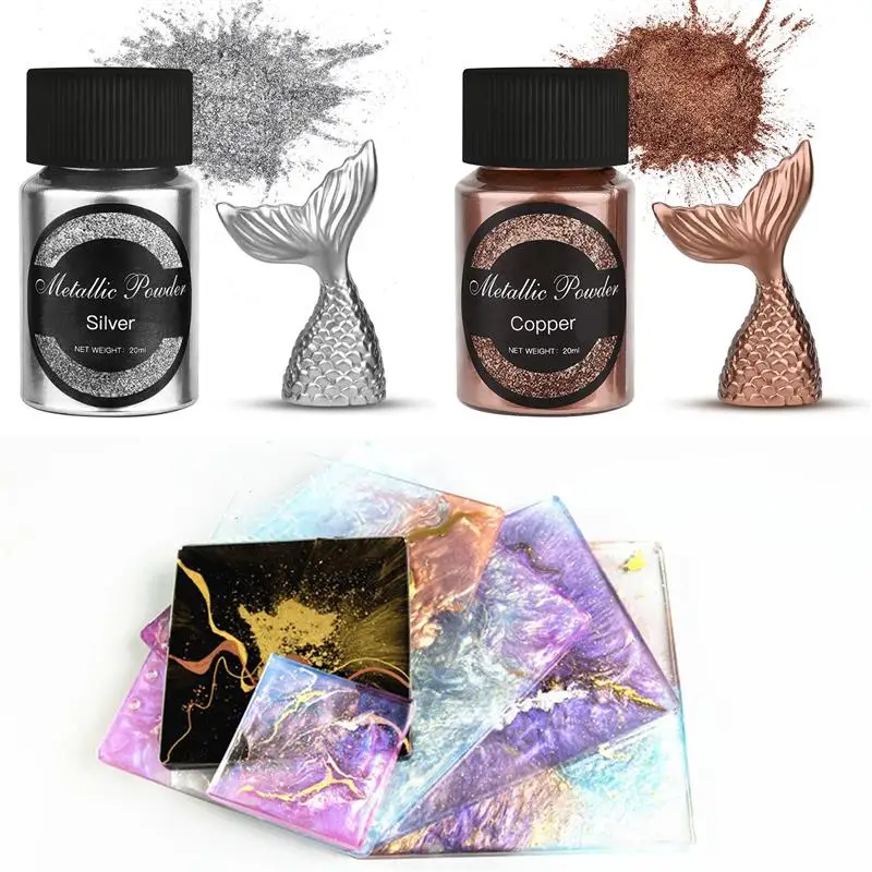 20 Ml Shimmer Metallic Gold Silver Color Pigment