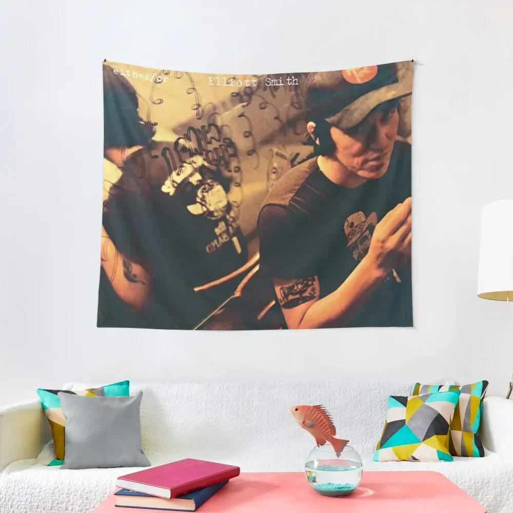 

Elliott Smith - Either Or Album Cover Tapestry Home Decor Aesthetic Bedrooms Decor Tapestry