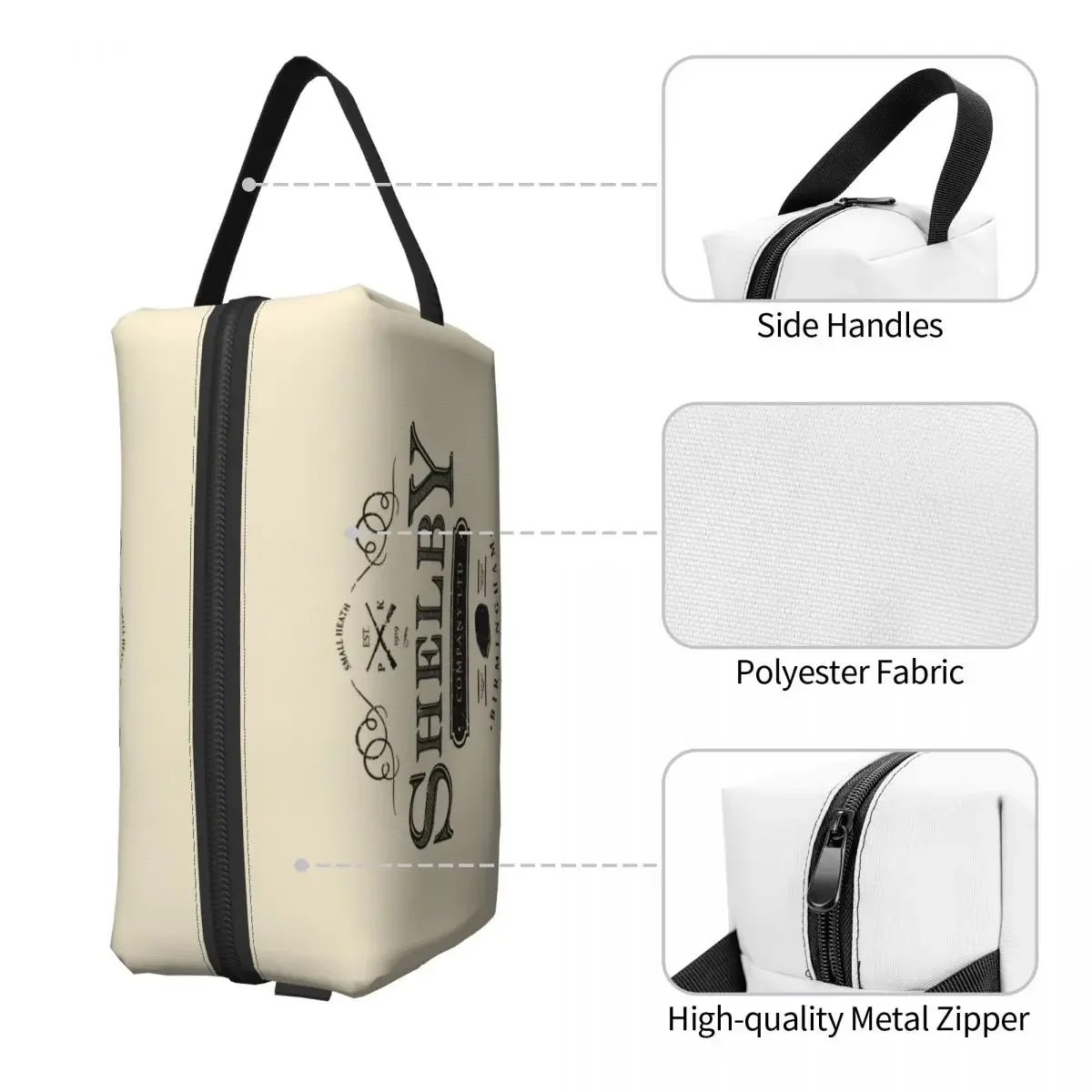 Travel Peakys Blinders Toiletry Bag Portable Shelby Company Ltd Logo Cosmetic Makeup Organizer for Beauty Storage Dopp Kit Box 3