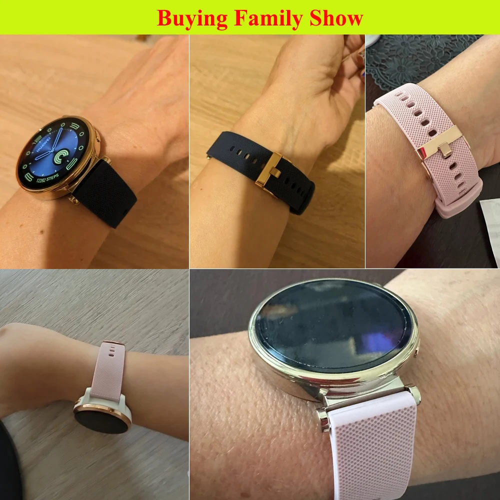 18mm Premium Silicone Watchband Replacement Strap