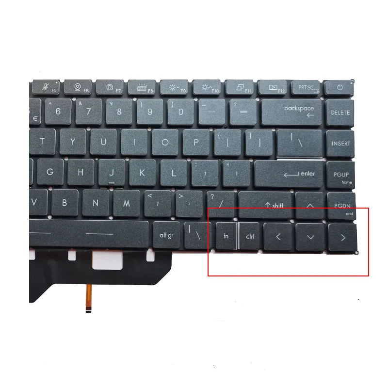 Novos Eua Retroiluminado para Msi Stealth 15m A11uek A11uekv A11ue A11sdk A11sek Ms1562 Teclado do Portátil Luz Inglês - Imagem 6