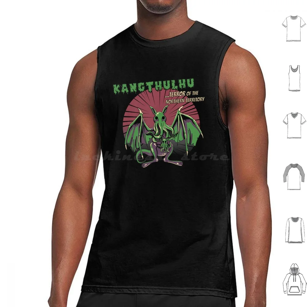 

Майки Kangthulhu, жилет без рукавов, Cthulhu Cthulu Kangthulhu Kangthulu Cathulhu, Северная территории Австралии и Австралии