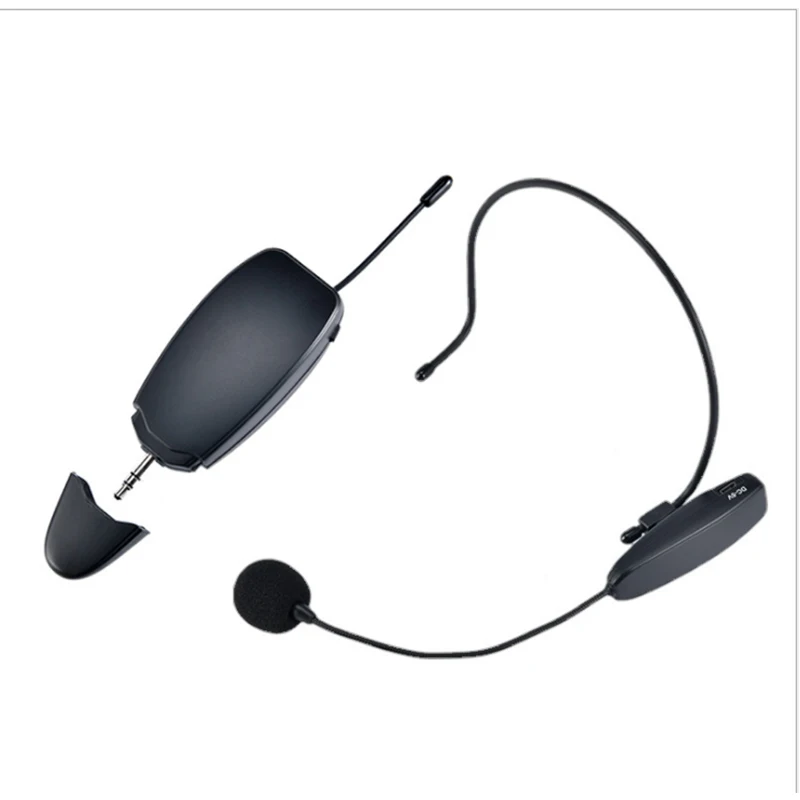 

Custom Logo Superadd Wireless Headset Microphone Interview Head Microphone With Speaker And Video Recording