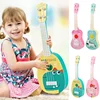 Children Ukulele Musical Toys 4 Strings Small Guitar Montessori Education Instruments Music Toy Musician Learning Gift 1