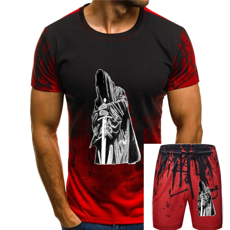 Nazgul 남성용 그래픽 티셔츠, 멋진 클래식 코튼 반팔 플러스 사이즈 티셔츠, 스트리트웨어 