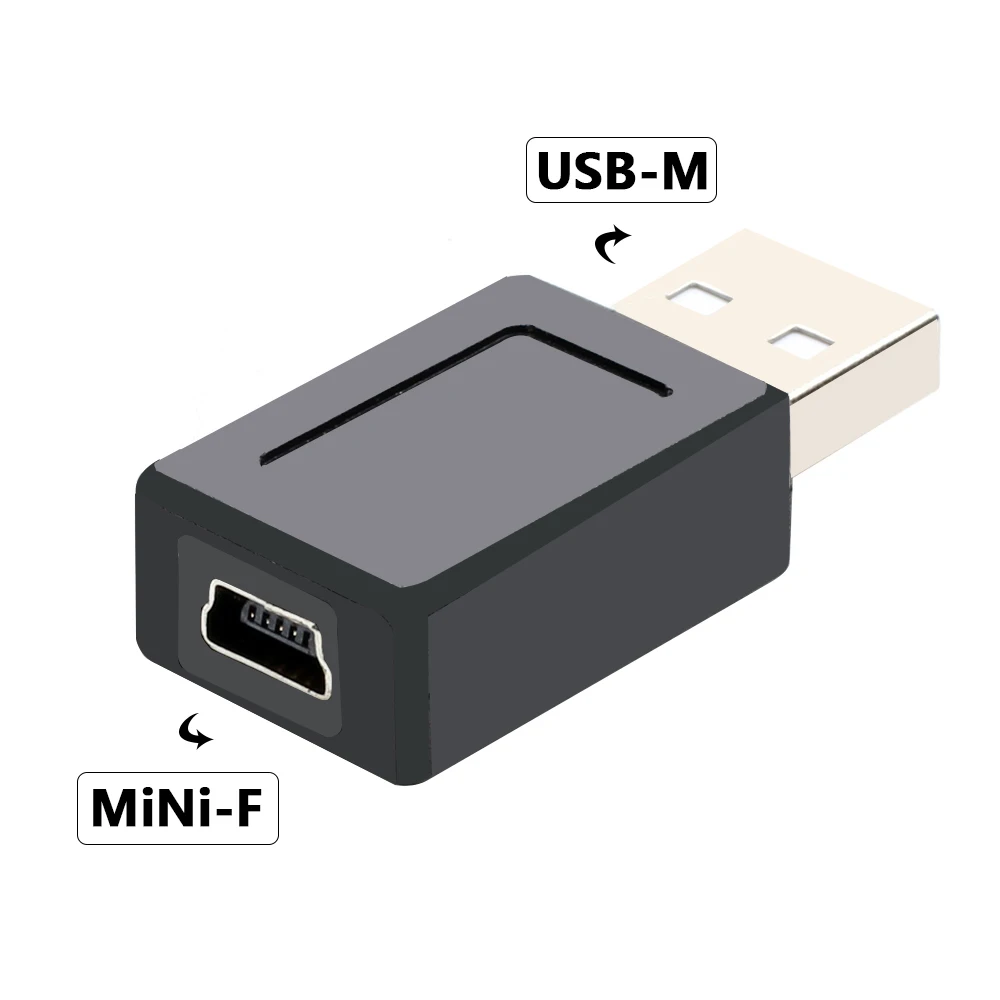 Enhanced USB 2.0 to Mini USB Female Adapter Converter