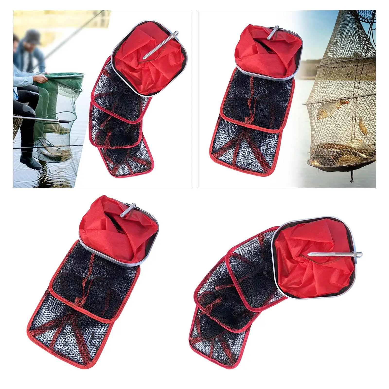 Easy Carry Fishing Net Bucket for Sea Fishing Fishing Accessories