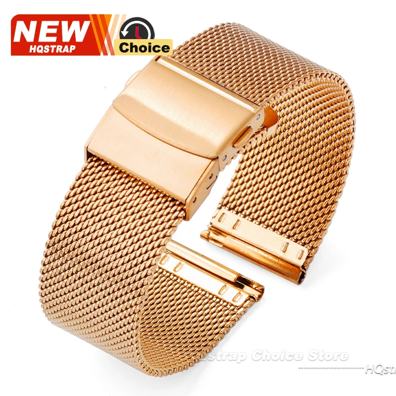 Premium Milanese Stainless Steel Watch Strap - Versatile Sizes