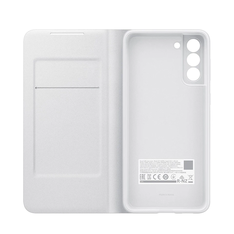 Original For Samsung Galaxy S21+ Smart LED Wallet Cover SM-G996B