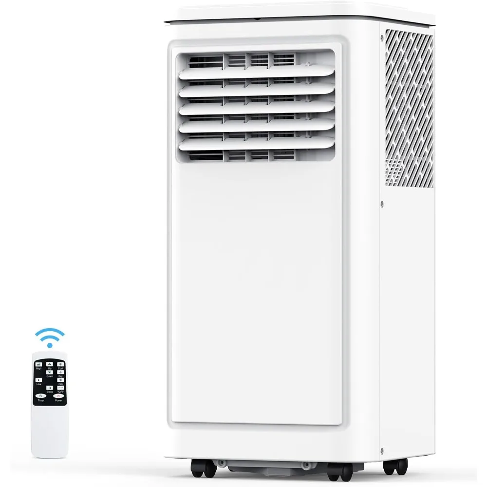 

10000 BTU Portable Air Conditioner，3 in 1 Portable AC, Fan, and Dehumidifier with Remote Control, 24H Timer, 2 Speeds