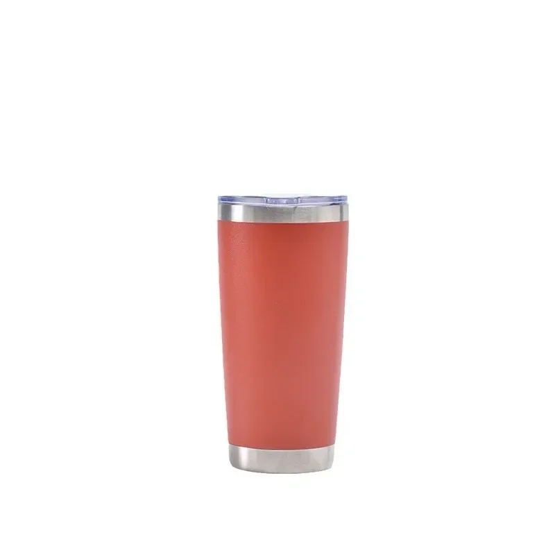 New 20oz Tumbler With Lid Stainless Steel Vacuum Insulated Double Wall Travel Cup Protable Cold And Hot Coffee Car Mug