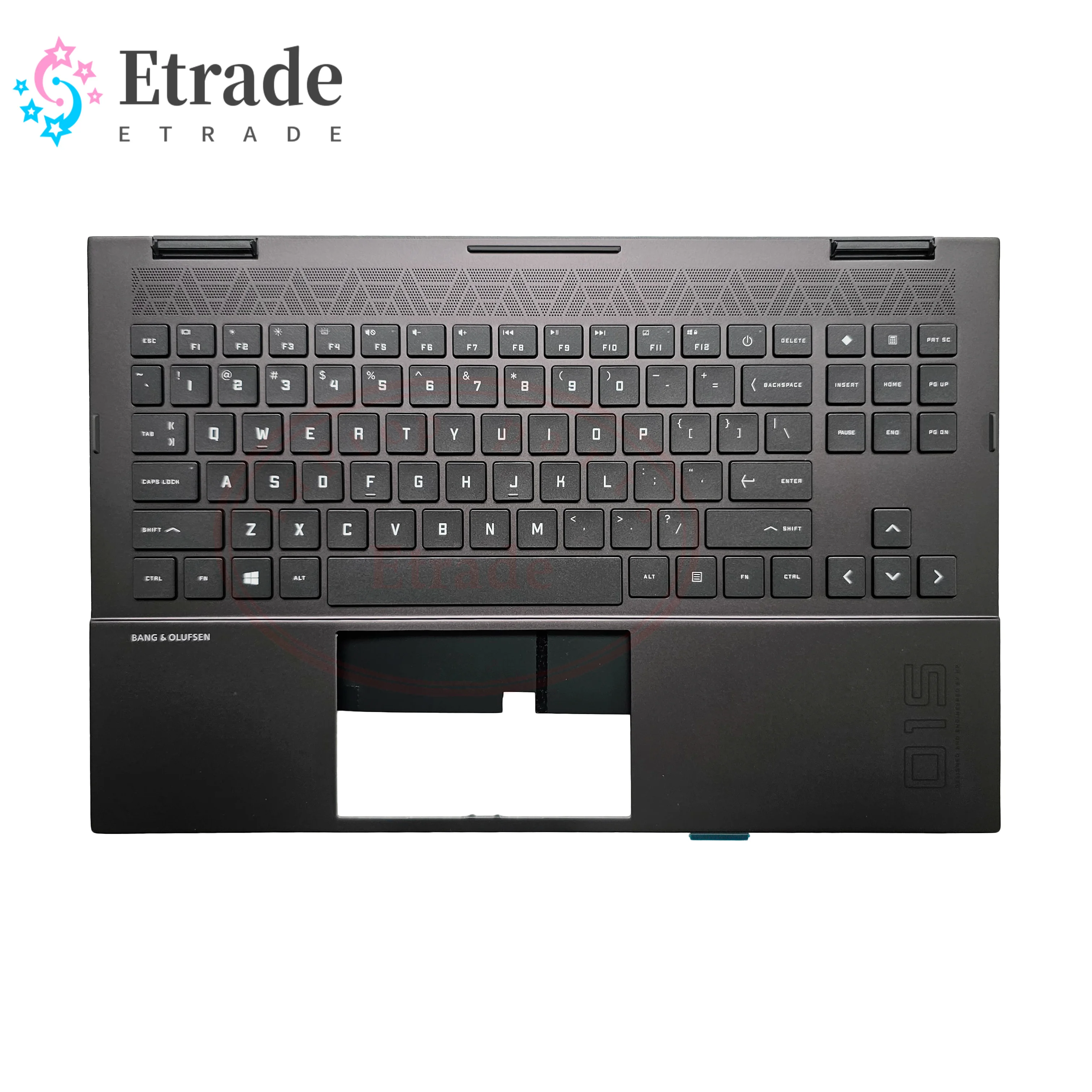 Nuova Custodia Superiore Per Poggiapolsi Per Laptop Originale Con Tastiera Retroilluminata Usa Per Hp Omen 15-Ek 15-En Tpn-Q236 Serie Q238 M46182-001