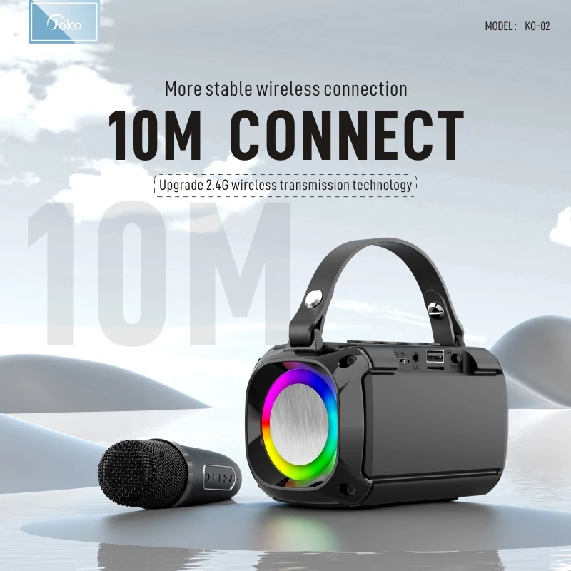 Mini Altoparlante Bluetooth Audio Bluetooth Di Fascia Alta Piccola Casa Ktv Microfono Karaoke Altoparlante Bluetooth Canto Professionale