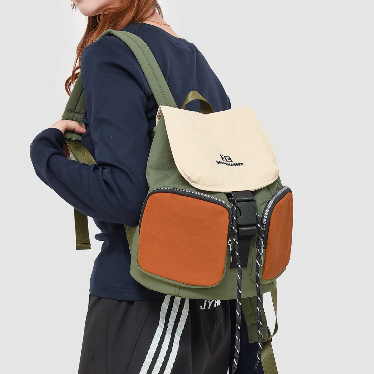 Drawstring Backpack School Bag for Boys, Commuting Outdoor Tablet Bag, Waterproof Travel Bag for Women, Practical for Camping and Hiking Sports