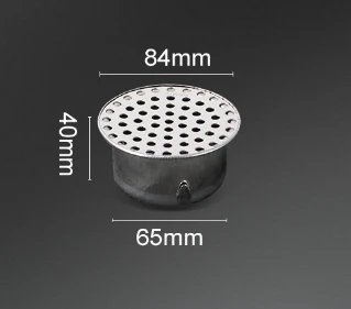 สแตนเลสห้องน้ําท่อระบายน้ําผม Catcher ระเบียงระบายน้ําปลั๊กสวนกลางแจ้งหลังคา Anti-blocking ชั้นกรอง 14