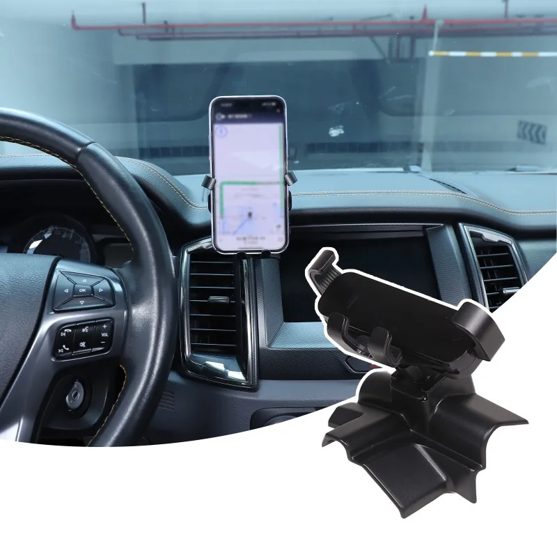 Car Phone Holder Mount For Ford Ranger 2015- Car Central Control Air Vent Cell Phone Holder 360-Degree Rotation