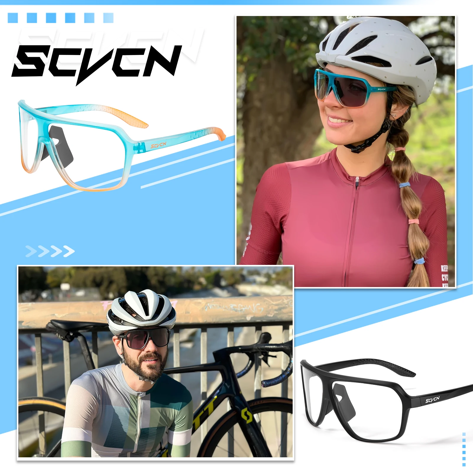 Gafas fotocromáticas deportivas para ciclismo, lentes polarizadas para  bicicleta de carretera, para hombre y mujer, venta al por mayor - AliExpress