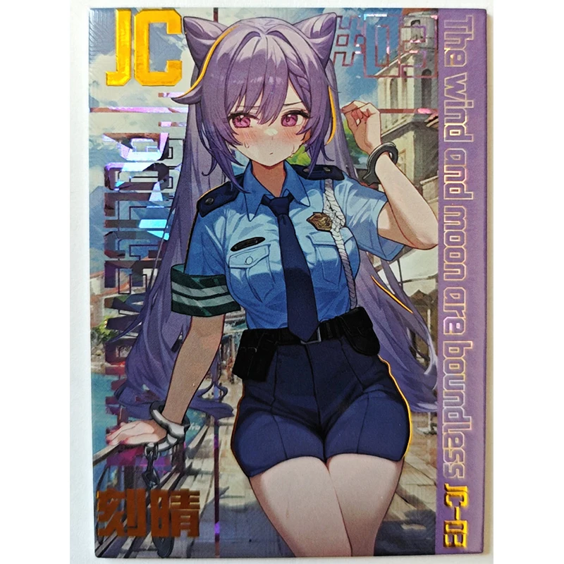 Anime Goddess Story Furina Raiden Shogun Yae Miko Ganyu Kamisato Ayaka Collectible Cards Christmas Birthday Gift Children's Toys