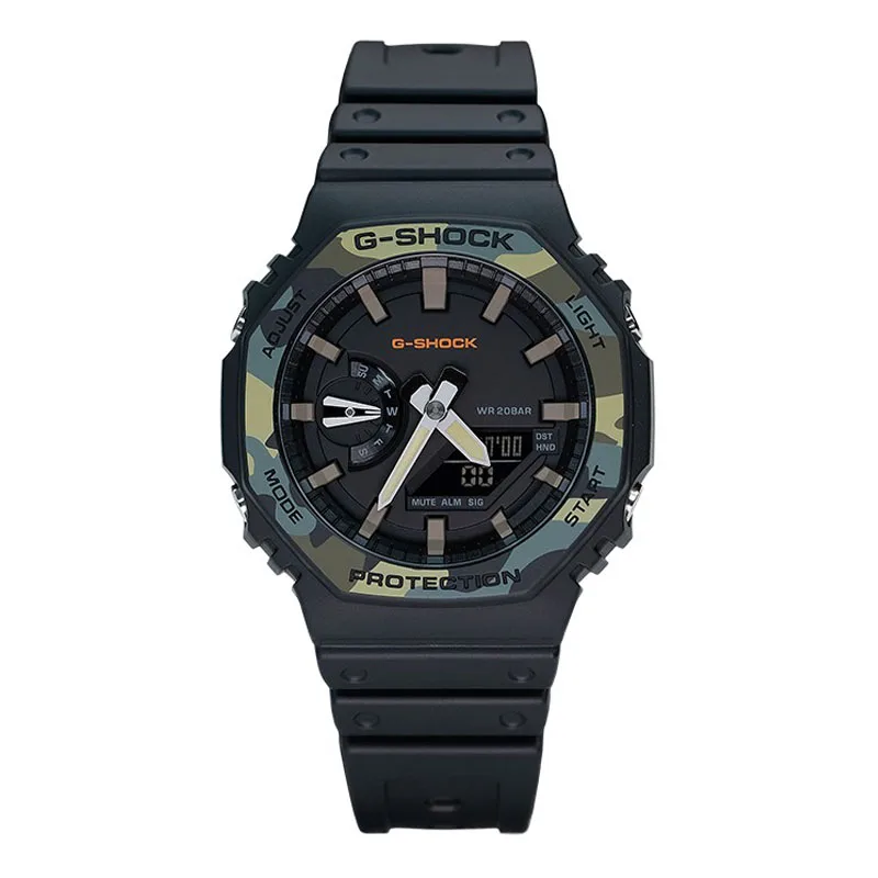 G-SHOCK GA 2100 Men's Watches Quartz Fashion Casual Multi-functional Shockproof LED Dial Dual Display Outdoor Sports Man Watch
