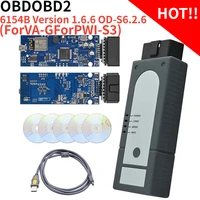 NEW FOROKI 6154 WIFI/USB 6154B 1.6.6 Work Forporsch OBD2 Scanner OD-S6.2.2 Version V1.6.6 For  Car Diagnostic Tool USB Interface 1