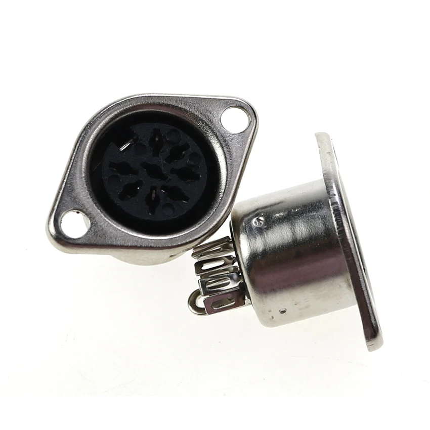 2 stücke Computer tastatur buchse 3p 4p 5p 6p 7p 8p din s Anschluss stecker Buchsen halterung Adapter Löt-MIDI-Kabel anschluss – Detail 3