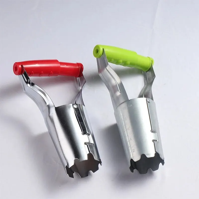 Garden Hardware Farming Tools Seeding Tools Transplanting Seedlings Stainless Steel Vegetable and Flower Transplanter mini garden tools,plant seed sower,handheld seed dispenser,garden seeder tool