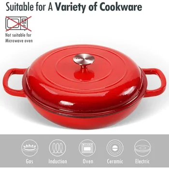 4.5L Cast Iron Pot 1